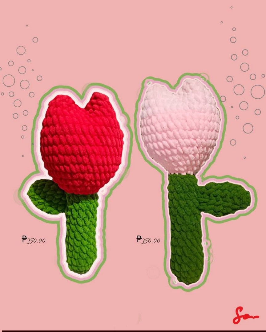Valentine's Crochet chunky flowers (Category: Flowers & Bouquets) located in Victoria. Submitted by leahan (Listing ID 1416325085, Image 2). Description: .