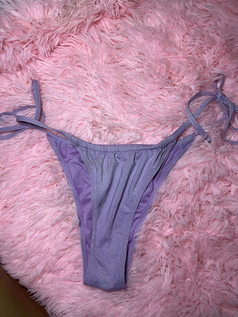 Victoria's Secret Lavender Bikini Bottom (Category: Bikinis & Swimsuits) located in Lucena. Submitted by gymd4na (Listing ID 1416218090, Image 1). Description: - Victoria's Secret bikini bottom - Lavender color - Size: Small - Classic design - Perfect for beach or pool.