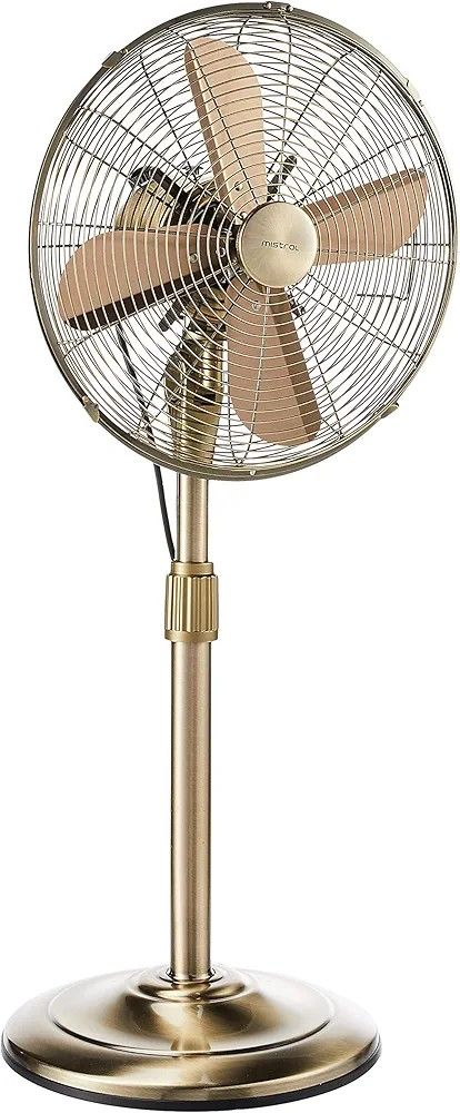 Vintage Style Gold Standing Fan, Furniture & Home Living, Lighting ...