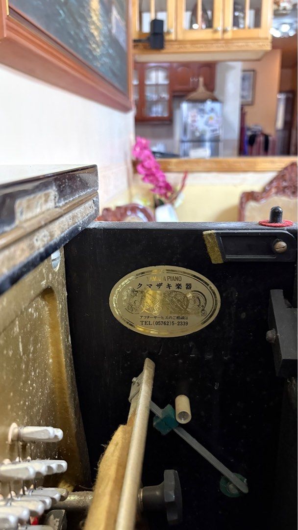 Yamaha U1 Piano (Category: Musical Instruments) located in Limay. Submitted by squishmallows.12 (Listing ID 1416275083, Image 3). Description: -Beautiful Yamaha upright piano. -Features a classic black finish and three pedals. -Made in Japan. -A great instrument for any aspiring musician or seasoned player. RFS: Owner migrated overseas .