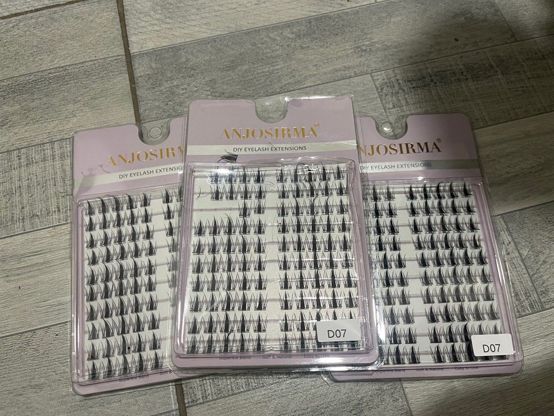 TAKE ALL Anjosirma DIY Eyelash Clusters Extensions D07 (Category: Makeup) located in Caloocan City. Submitted by dawncollectiv (Listing ID 1416577571, Image 1). Description: - Anjosirma DIY Eyelash Clusters Extensions (D07) - Individual lash clusters for easy DIY application. - Create a fuller, more dramatic lash look. - Customizable and convenient for enhancing your natural lashes..