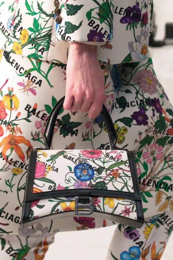 Authentic Balenciaga x Gucci Hacker Project Flora bag (Category: Luxury Bags & Wallets) located in Rizal. Submitted by SummerPeaCloset (Listing ID 1416630641, Image 3). Description: Authentic Balenciaga x Gucci Hacker Project Flora Bag With long strap and original dustbag In good condition Rarely used .