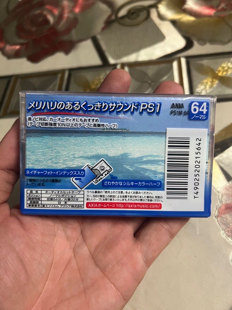 Axia PS-1 blank audio cassette tape (Category: CDs & DVDs) located in Zamboanga. Submitted by lcomprendio26013 (Listing ID 1416587142, Image 2). Description: 2 👁PLEASE READ THE DESCRIPTION BEFORE YOU ORDER OR CHAT ME👍 AUTHENTIC Brand: axia brandnew Sealed Made in japan 📢pay today,ship out tomorrow 📢All picture posted are actual item that will you get 📢📢pg hnd aq makarply dto sa carousel paki messge aq sa peysbuk SEARCH LZ FIGURE AND STUFF📢