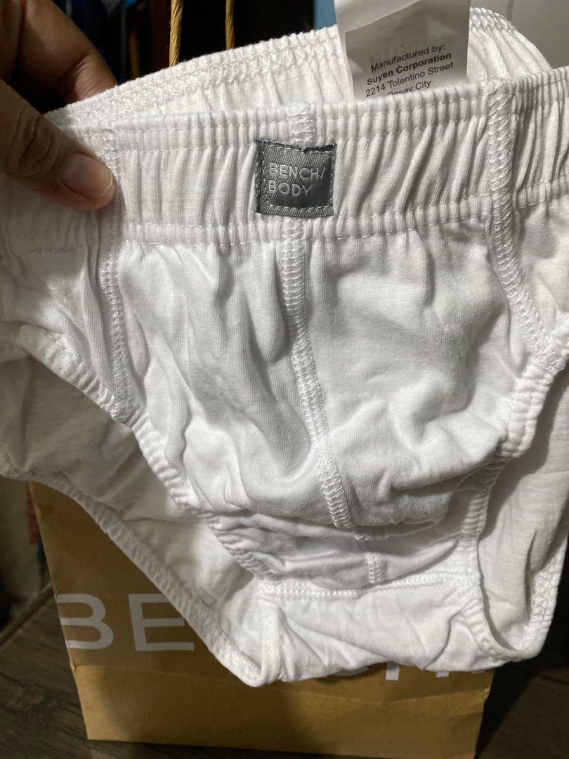 Bench Underwear Original with Receipt (Category: Underwear) located in Manila. Submitted by jadelacruz76097 (Listing ID 1416503442, Image 2). Description: Bought wrong sized of bench for underwear Too small for my son. Large waist is 32-34.