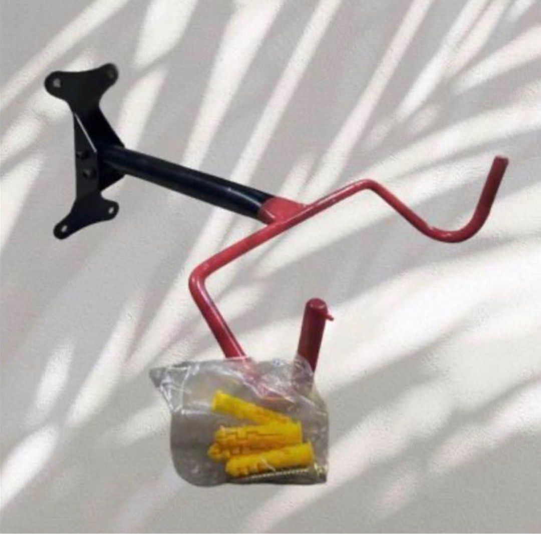 Horizontal Wall Mount Bike Hanger Display Rack (Category: Bicycles) located in Manila. Submitted by secondchanceplease (Listing ID 1416515364, Image 1). Description: Specifications: - Can hold up to 20kg of bike - Compatible with different types of bike.