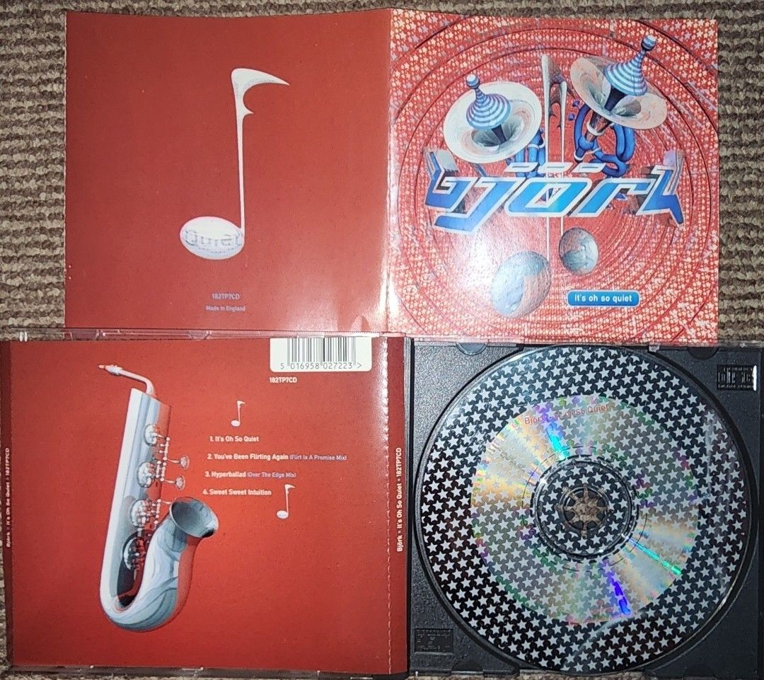 Bjork - It's Oh So Quiet (Category: CDs & DVDs) located in Cebu City. Submitted by g_roshamboo (Listing ID 1416625135, Image 2). Description: cd single jewel case.