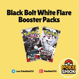 Black bolt white flare booster packs For Sale | Buy 100+ Black bolt white  flare booster packs online | Carousell Singapore