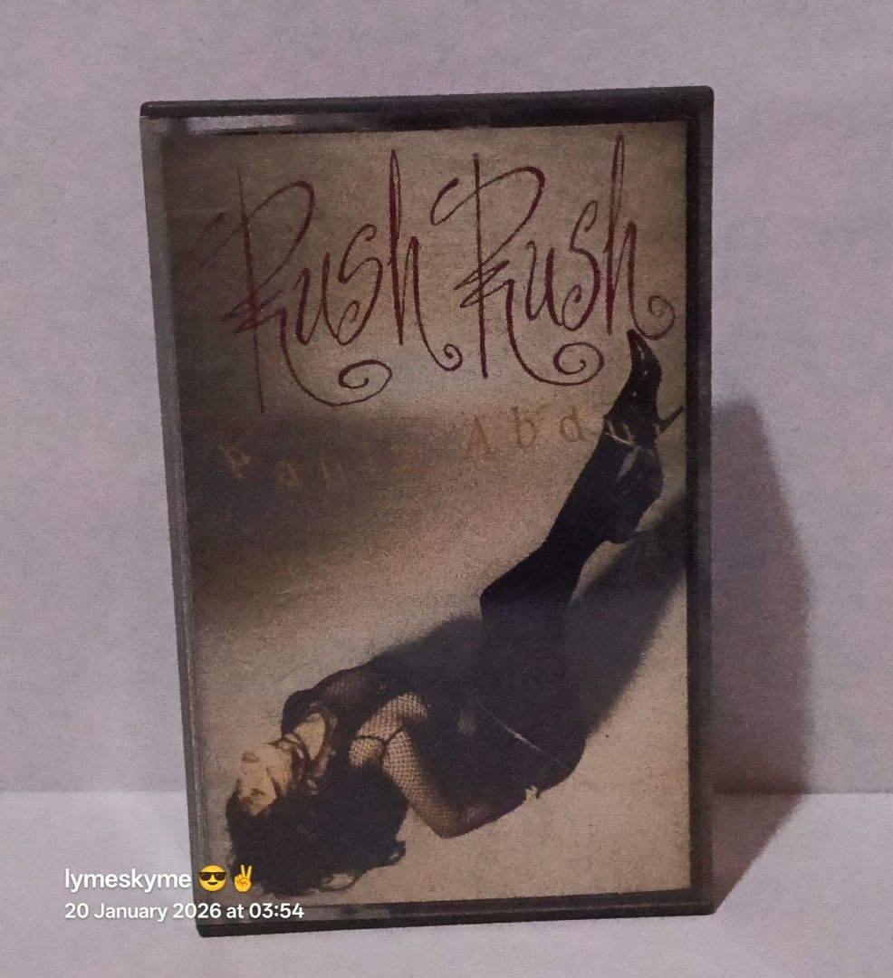 [CASSETTE] PAULA ABDUL - RUSH RUSH, Hobbies & Toys, Music & Media, CDs ...
