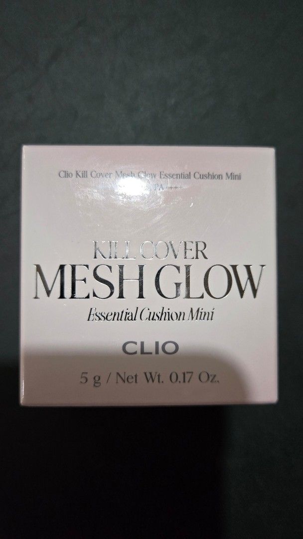 CLIO Kill Cover Mesh Glow Essential Cushion Mini (Shade 23N) (Category: Makeup) located in Rizal. Submitted by kaj18 (Listing ID 1416474953, Image 1). Description: -unopened -shade 23 N -Newly bought January 2026 rfs: not my shade.