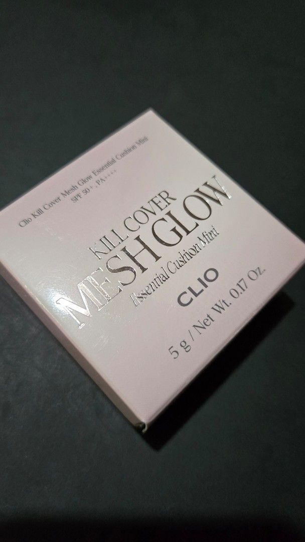CLIO Kill Cover Mesh Glow Essential Cushion Mini (Shade 23N) (Category: Makeup) located in Rizal. Submitted by kaj18 (Listing ID 1416474953, Image 2). Description: -unopened -shade 23 N -Newly bought January 2026 rfs: not my shade.