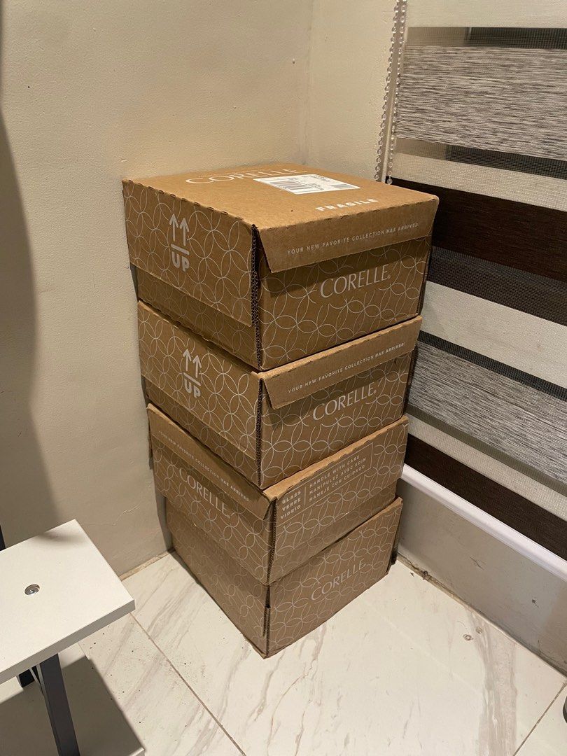 Corelle 18 Piece Dinnerware Set (Category: Dinnerware & Cutlery) located in Bacoor. Submitted by nims1625 (Listing ID 1416541837, Image 2). Description: WINTER FROST (plain white) P6,500 / set CITY BLOCK P8,000 / set WITH 3 YEARS WARRANTY (OVERSEAS) JAN 2026-2029.