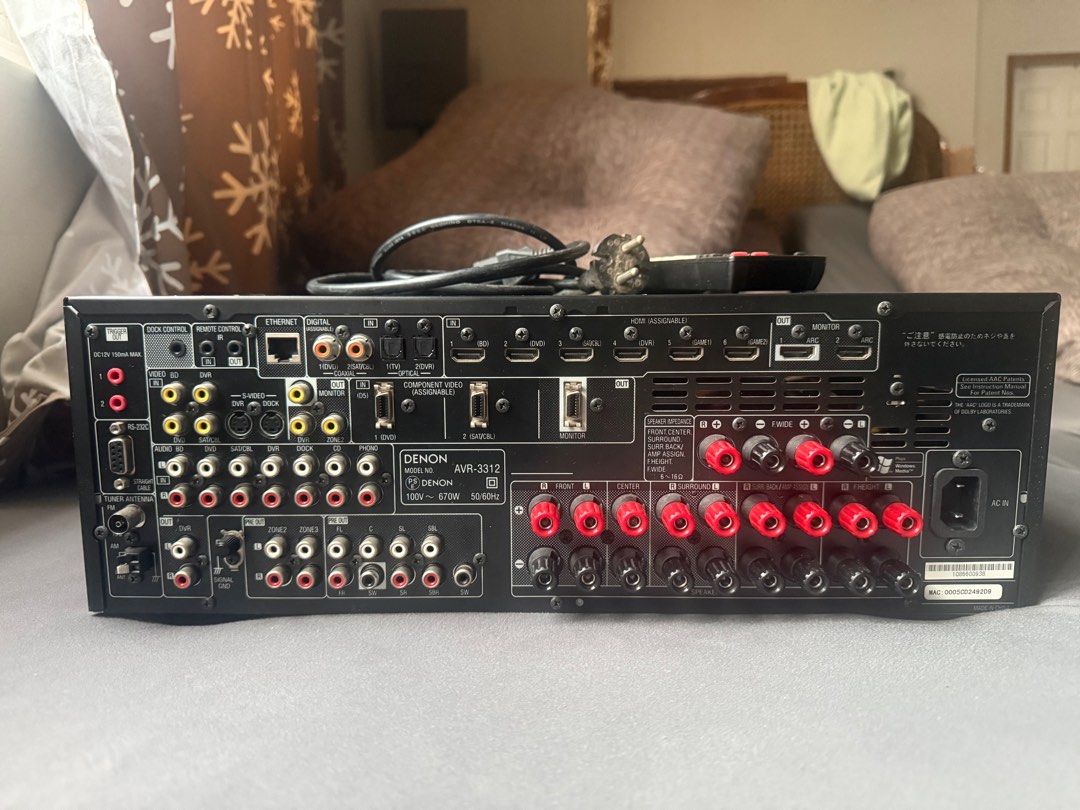 Denon AVR-3312 Integrated Network AV Receiver (Category: Soundbars, Speakers & Amplifiers) located in San Isidro. Submitted by gphidalgo (Listing ID 1416436962, Image 2). Description: .