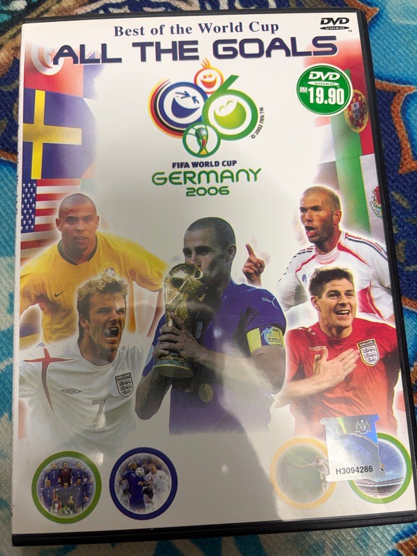 [DVD] All The Goals of Fifa World Cup Germany 2006, Hobbies & Toys ...