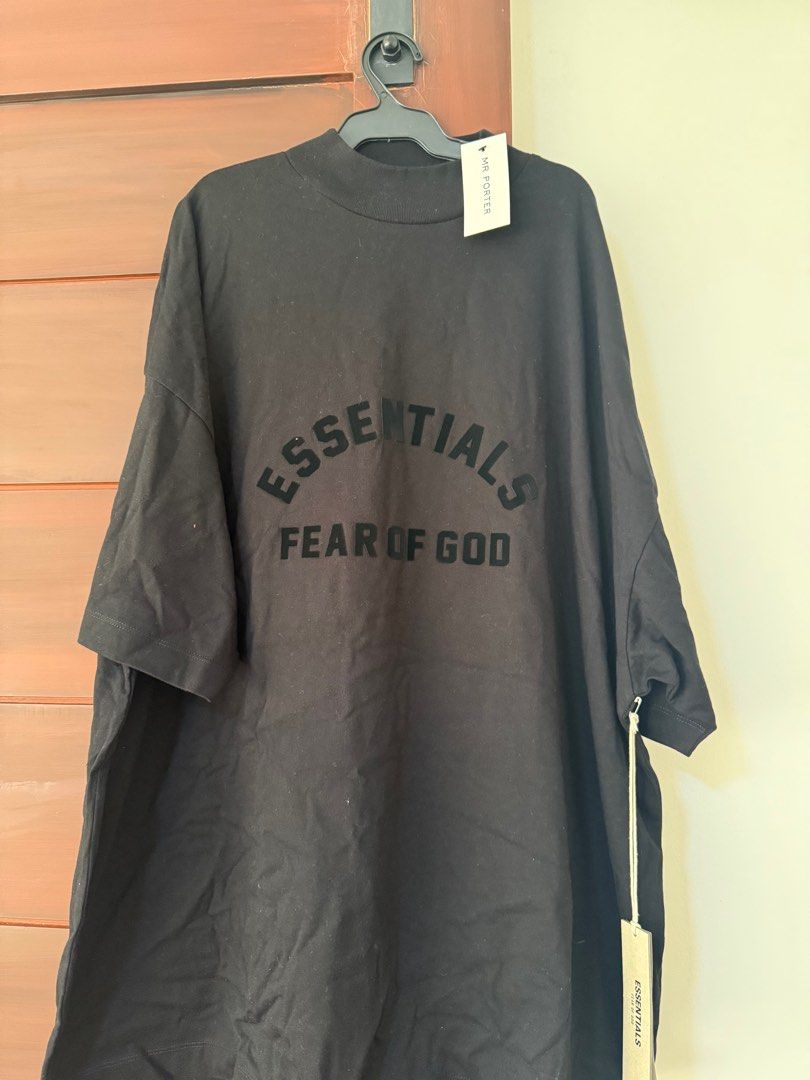 Essentials shirt (Category: Tshirts & Polo Shirts ) located in Manila. Submitted by declutterwithg (Listing ID 1416636405, Image 1). Description: size M ( oversize ) authentic I dont sell fake here .