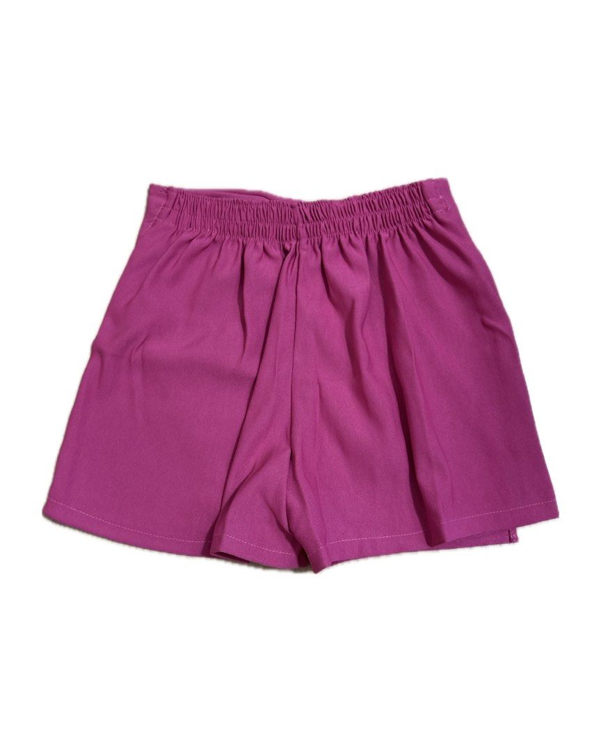 [FREE SF] Pink Wrap Skorts (Category: Shorts) located in Manila. Submitted by j_decluttering (Listing ID 1416570923, Image 2). Description: - perfect length, not too long - stretchy waistband - cute color, barbie pink - free SF via jnt!.