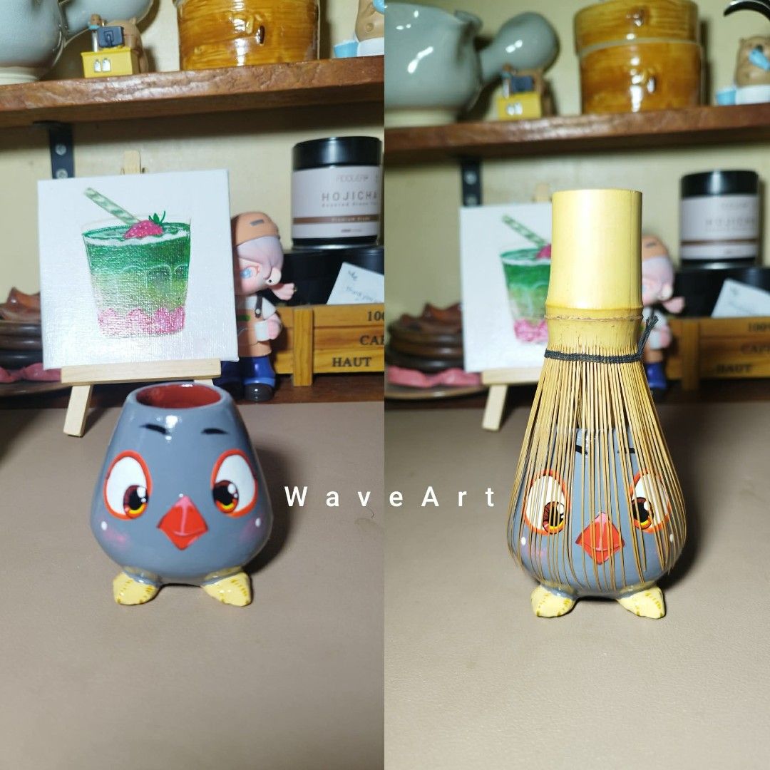 Handmade Chasen Holder (Category: Other Kitchenware & Tableware) located in Pangil. Submitted by kopee_matcha (Listing ID 1416554986, Image 1). Description: HANDMADE Chasen Holder Material: Air-dry Clay Price: 250 Mine /M *Strickly 2 days reservation only *Payment must be completed within 48 hours. If unpaid, your order will be automatically forfeited and the item/s will be given to the next miner. *No deleting of comments *3 or more items (Large