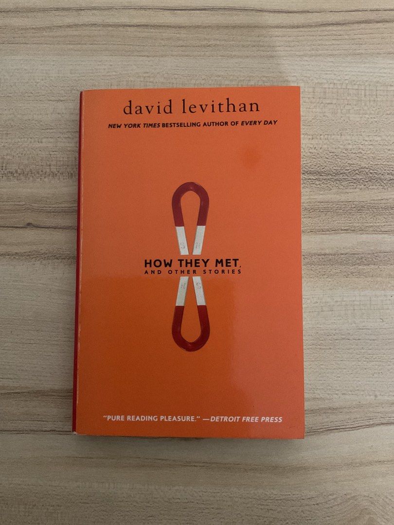 How They Met and Other Stories by David Levithan (Category: Storybooks) located in Quezon City. Submitted by klosetfix (Listing ID 1416505145, Image 1). Description: - yellowing pages.