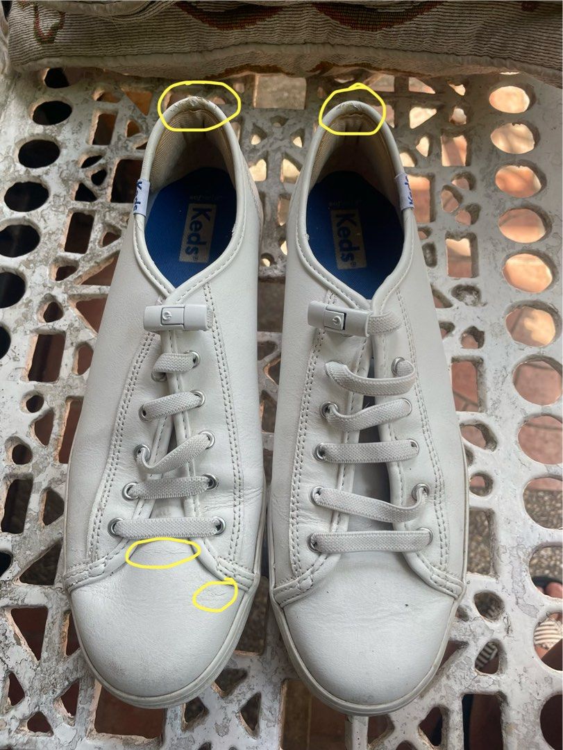 Keds White Platform Sneakers - Size 8 (Category: Sneakers) located in Cainta. Submitted by robbynt (Listing ID 1416501163, Image 1). Description: 👗👟👜 Part of my closet clean-out! Letting go of some of my faves — all preloved and in great shape. From my closet to yours. 😊 ✅ Color - white ✅ Size - 250 ✅ Replaced laces ♻️ Location: Cainta, Rizal ♻️ MOP: GCash ♻️ SF: shouldered by buyer via Lalamove or JnT ♻️ PM if interested Thank you..