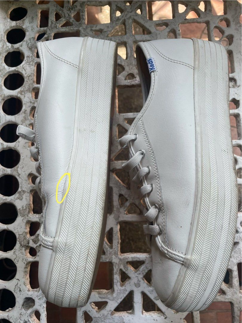 Keds White Platform Sneakers - Size 8 (Category: Sneakers) located in Cainta. Submitted by robbynt (Listing ID 1416501163, Image 2). Description: 👗👟👜 Part of my closet clean-out! Letting go of some of my faves — all preloved and in great shape. From my closet to yours. 😊 ✅ Color - white ✅ Size - 250 ✅ Replaced laces ♻️ Location: Cainta, Rizal ♻️ MOP: GCash ♻️ SF: shouldered by buyer via Lalamove or JnT ♻️ PM if interested Thank you..