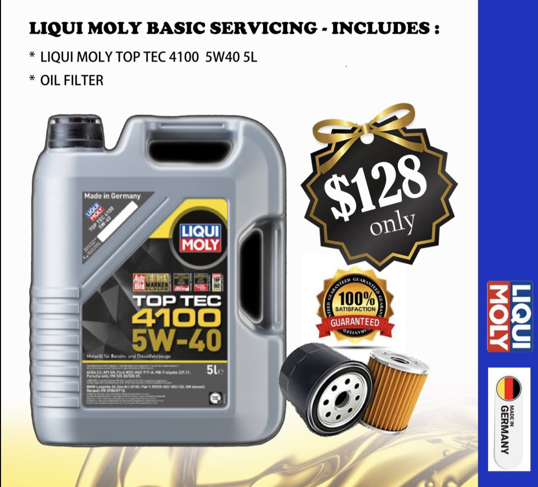 Motul 8100 Power 5W30 / 5W40 / 5W50 / 10W60 4L Vehicle Servicing Package,  Car Accessories, Car Workshops & Services on Carousell