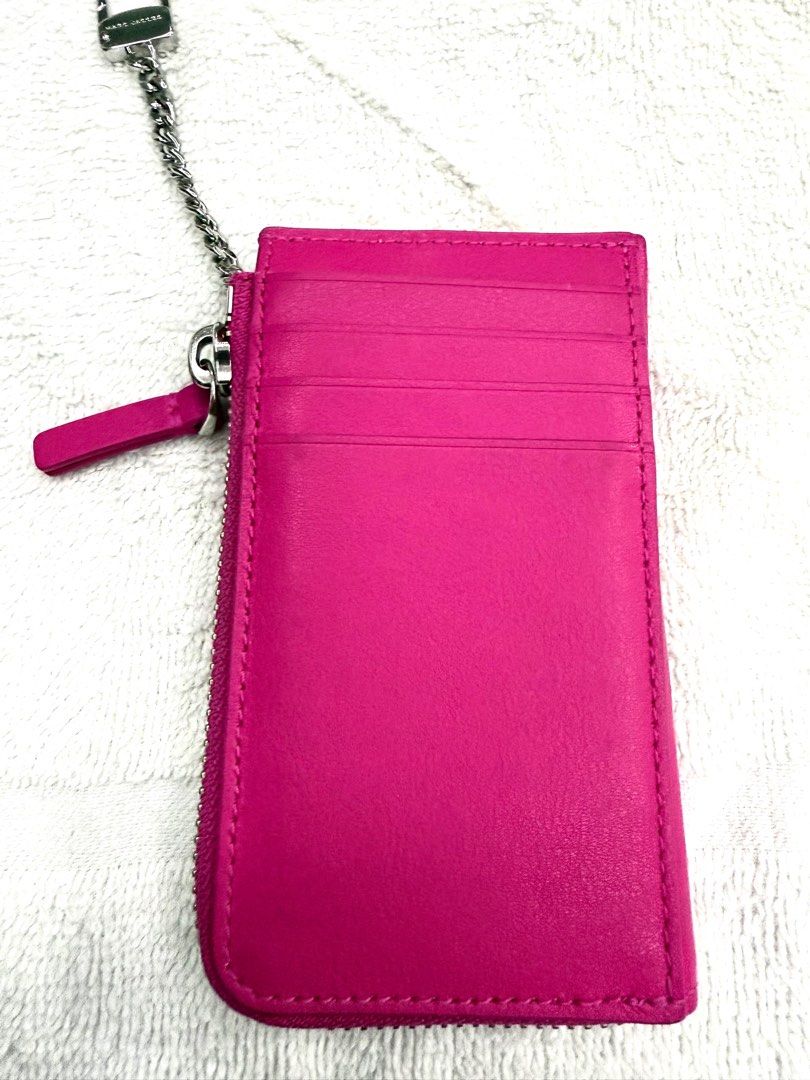 Hot pink Marc Jacobs Standard Supply Card Case (Category: Luxury Bags & Wallets) located in Tanza. Submitted by awesomeshopper (Listing ID 1416608501, Image 3). Description: Used a couple of times. bought from US . Fuchsia in color. 6 card slots in total. RFS: Need fund.