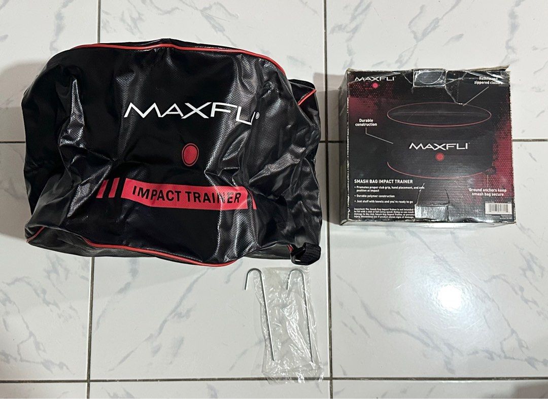 Maxfli Smash Bag Impact Trainer, Swing Trainer (Category: Golf) located in Pasay City. Submitted by jen.pen (Listing ID 1416493682, Image 2). Description: .