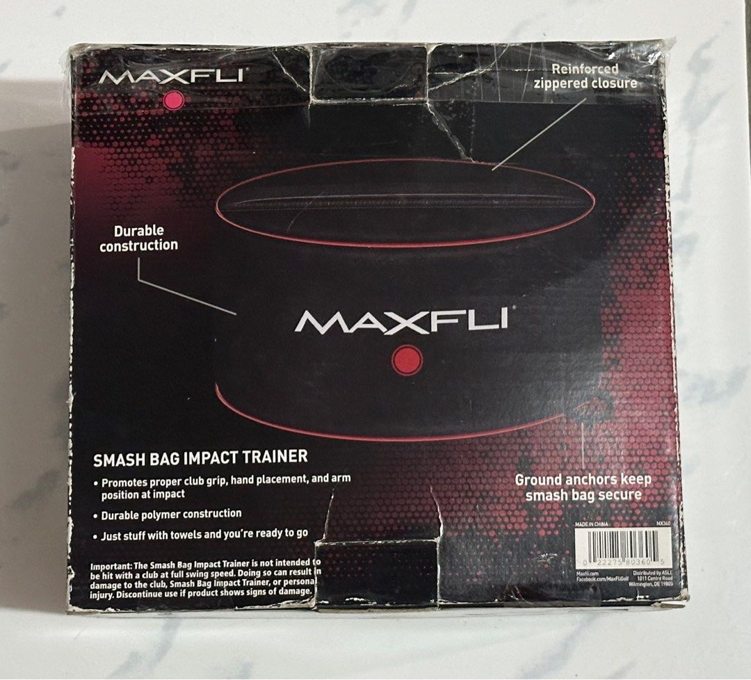 Maxfli Smash Bag Impact Trainer, Swing Trainer (Category: Golf) located in Pasay City. Submitted by jen.pen (Listing ID 1416493682, Image 1). Description: .