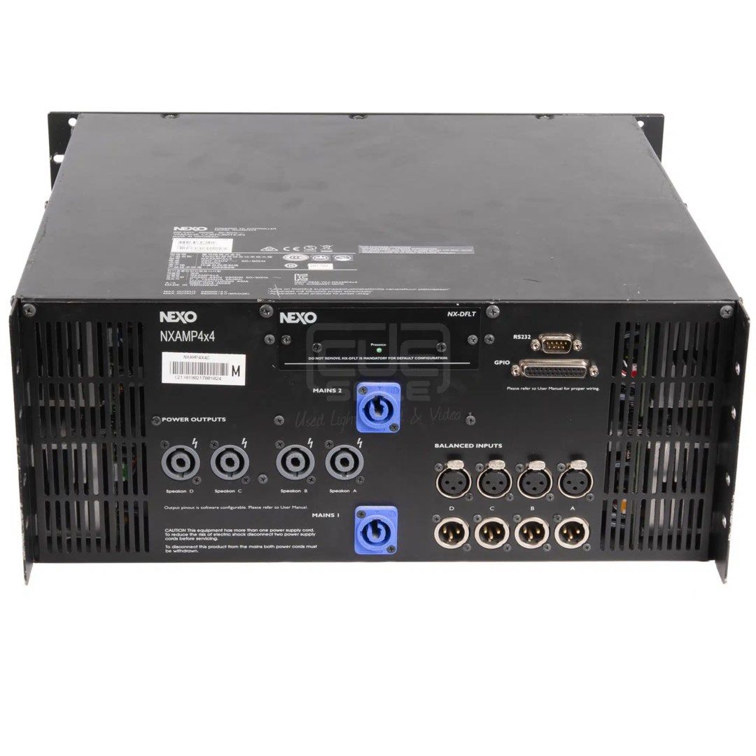 NEXO NXAMP4x4 Amplifier