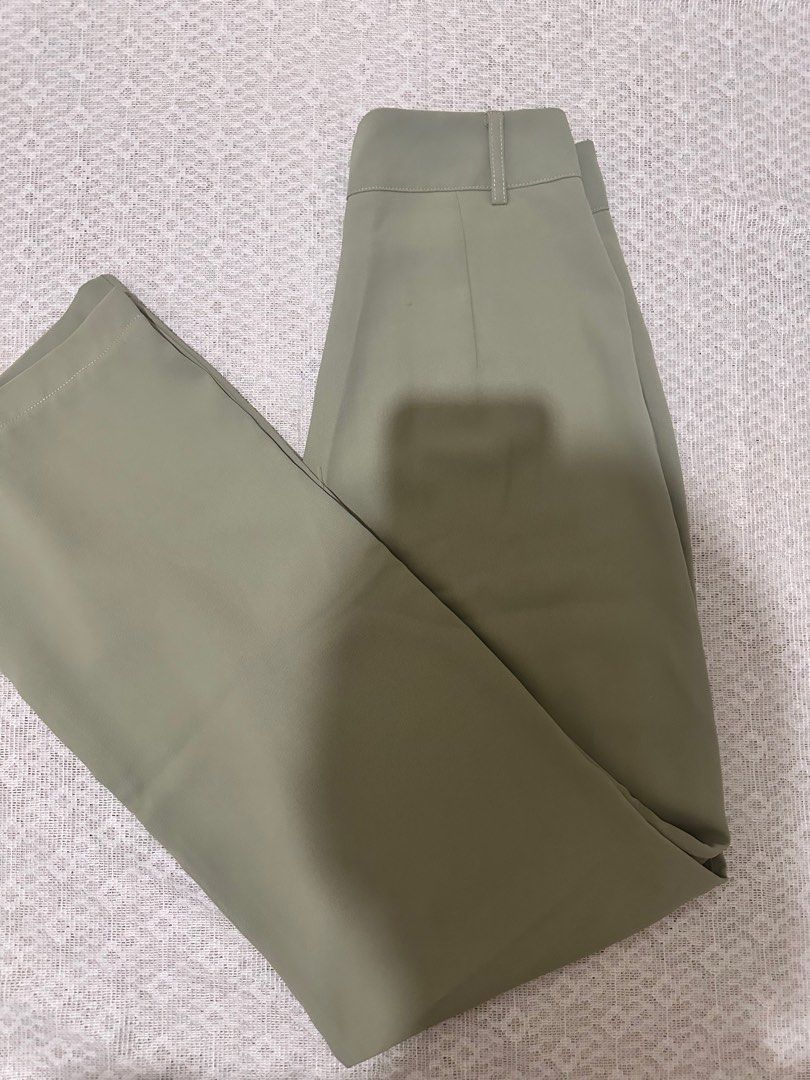 Pastel Green Straight Leg Pants (Category: Other Bottoms) located in Bacolor. Submitted by ri.declutters (Listing ID 1416601157, Image 2). Description: 💌 Location: Pampanga 💌 Preloved/Decluterring 💌 Shipping fee varies depending on your location 💌 MOD: Gcash or BDO 💌 Lalamove/JNT 💌 No rush shipping.