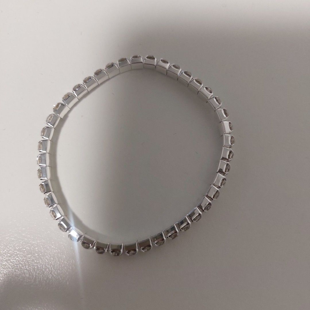 Rhinestone Bracelet (Category: Bracelets) located in Antipolo. Submitted by uncovidspace (Listing ID 1416611278, Image 3). Description: - Rhinestone bracelet - Available in silver and gold - Stretchable design for comfortable fit - Adds glamour to any outfit - Suitable for casual and formal wear.
