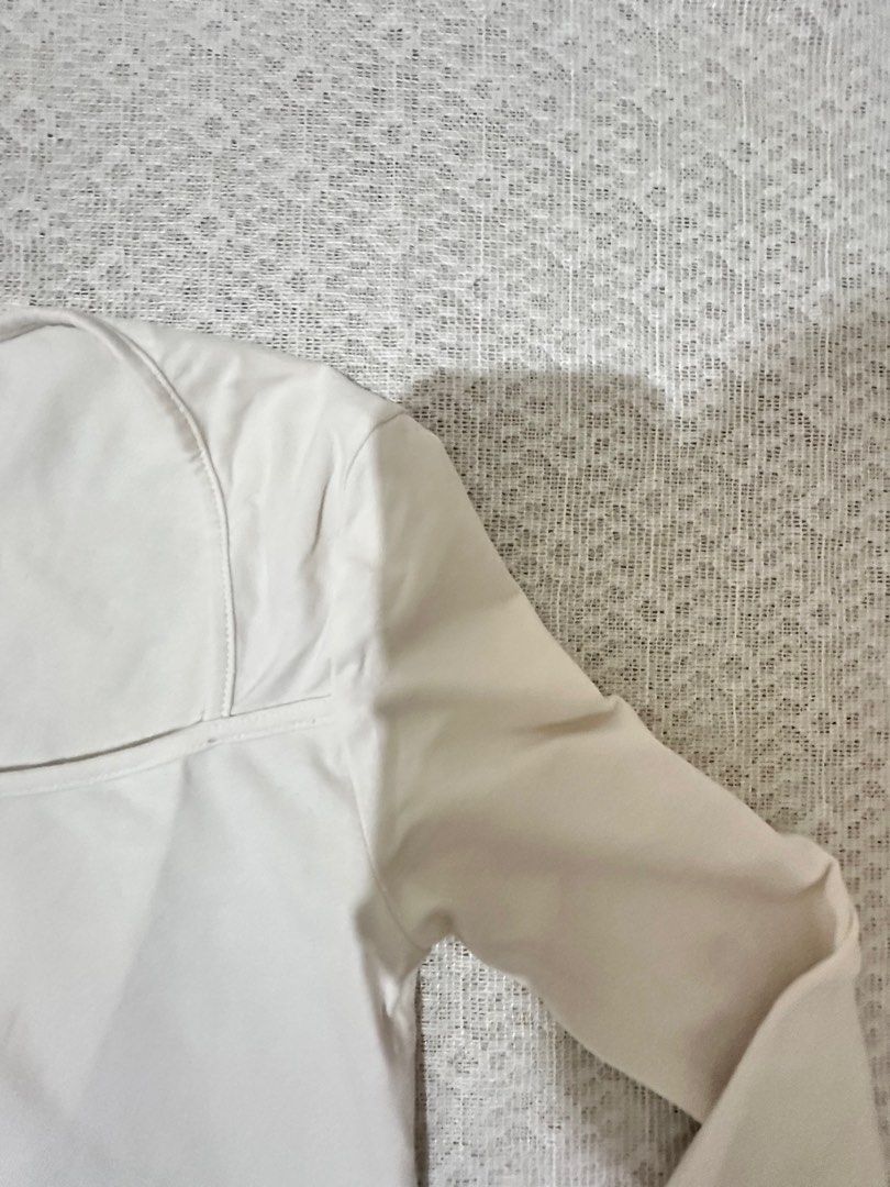 Shein White Longsleeves (Category: Blouses) located in Bacolor. Submitted by ri.declutters (Listing ID 1416597105, Image 3). Description: 💌 Location: Pampanga 💌 Preloved/Decluterring 💌 Shipping fee varies depending on your location 💌 MOD: Gcash or BDO 💌 Lalamove/JNT 💌 No rush shipping.