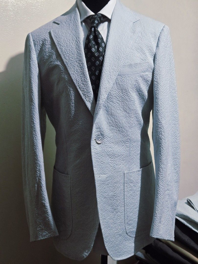 Seersucker Suit by Ring Jacket 🇯🇵 (Category: Coats, Jackets and Outerwear) located in Baguio. Submitted by Th0p7 (Listing ID 1416553301, Image 3). Description: .