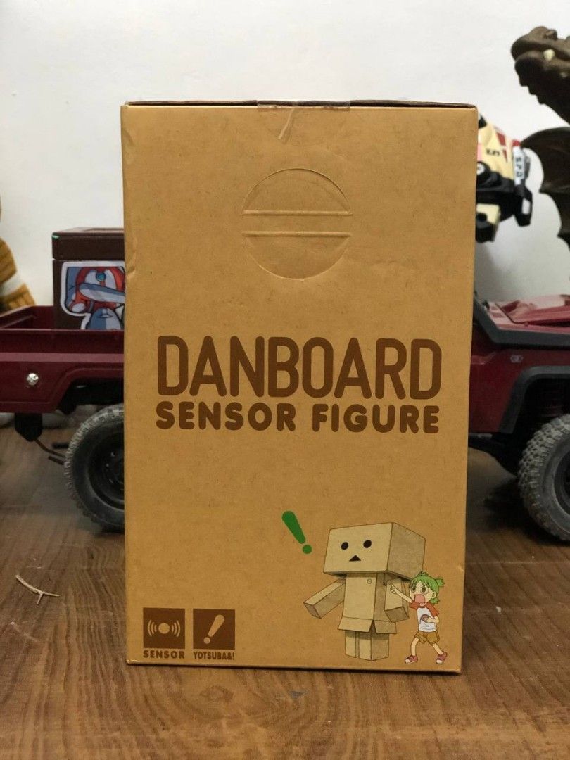 Taito Yotsuba! Danboard Sensor Figure (Category: Designer & Blind Box Toys) located in Tacurong. Submitted by dustytoys (Listing ID 1416489438, Image 3). Description: - Taito Danboard sensor figure from the Yotsuba! series. - Brand new, in original packaging. - Features a sensor that activates lights upon movement. - Perfect for Yotsuba! fans and collectors. - Box displays the figure and its features..