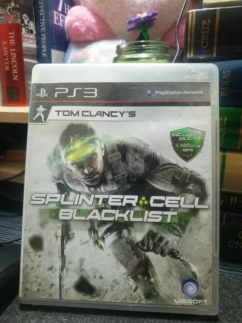Tom Clancy's Splinter Cell Blacklist - PS3 (Category: PlayStation) located in Caloocan City. Submitted by paditjunbe55360 (Listing ID 1416611066, Image 3). Description: - Tom Clancy's Splinter Cell Blacklist for PlayStation 3 - Includes game disc and case - Features multiplayer and co-op modes - Rated T for Teen - Includes DLC with 5 additional weapons .