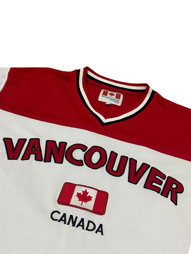 Vancouver Canada hockey jersey (Category: Tshirts & Polo Shirts ) located in Angeles City. Submitted by unseenthreads (Listing ID 1416612237, Image 2). Description: Medium on tag.
