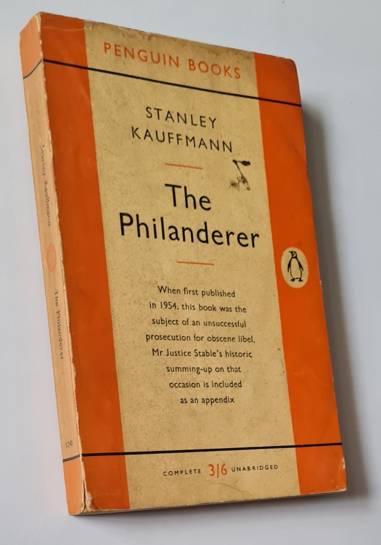 Vintage Orange Penguin: The Philanderer by Stanley Kaufmann, 1958 ...