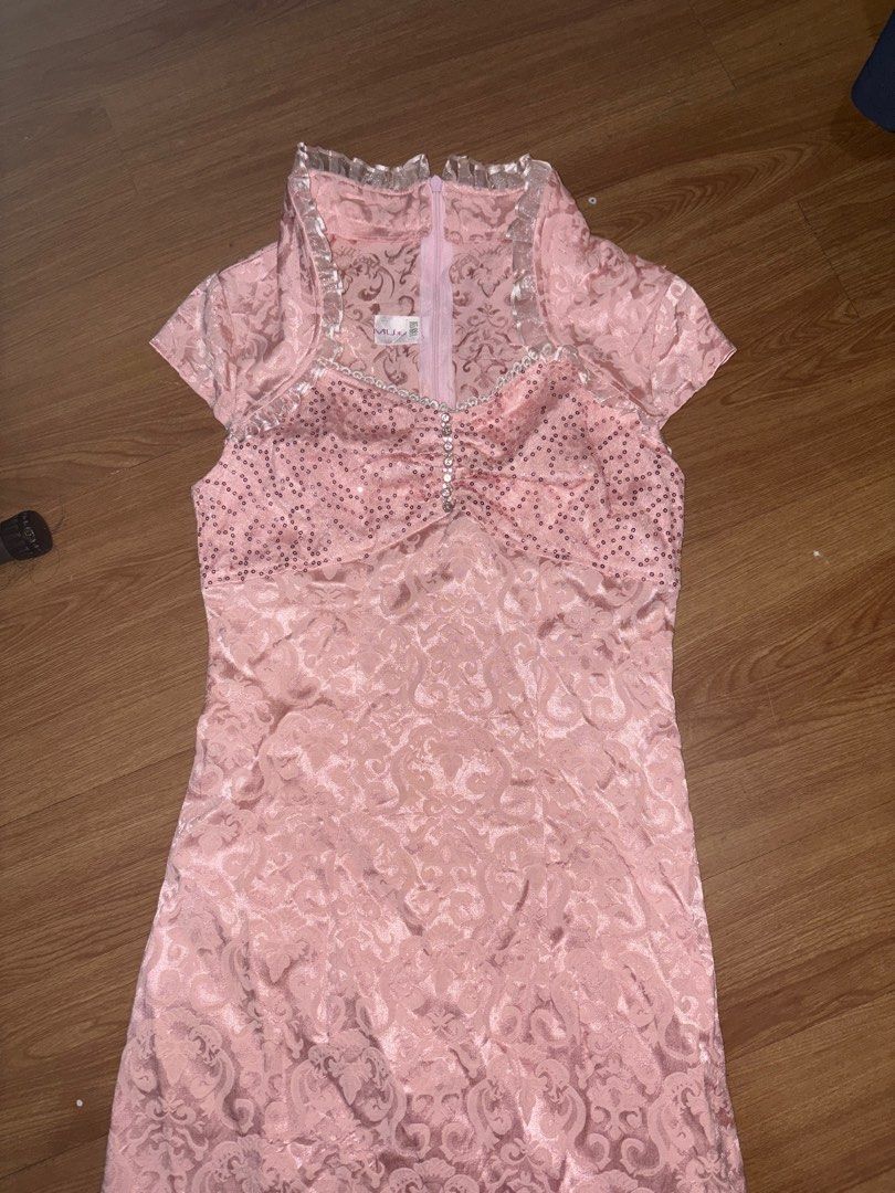 Vintage Pink and Maroon Dresses Bundle (Category: Dresses) located in Manila. Submitted by lucysstuff (Listing ID 1416619020, Image 2). Description: size s for pink dress s - m for maroon dress.