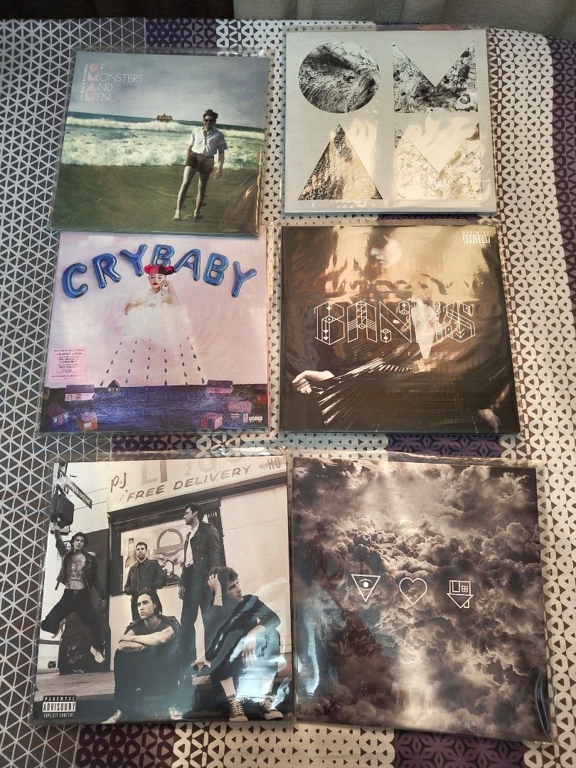 Vinyl Record Collection - Assorted Artists (Category: Vinyls) located in Manila. Submitted by guevarracadd72 (Listing ID 1416512221, Image 1). Description: of monsters and men - 2,000 each the neighborhood - 2,000 each melanie martinez/cry baby - 2,000 banks/goddess - 1,800 logic/under pressure - 1,800 maroon 5/it wont be soon before long - 1,800 lady gaga/joanne - 1,800 taylor swift/red - 2,000 taylor swift/fearless - 2,000 incubus/8 - 1,600 que