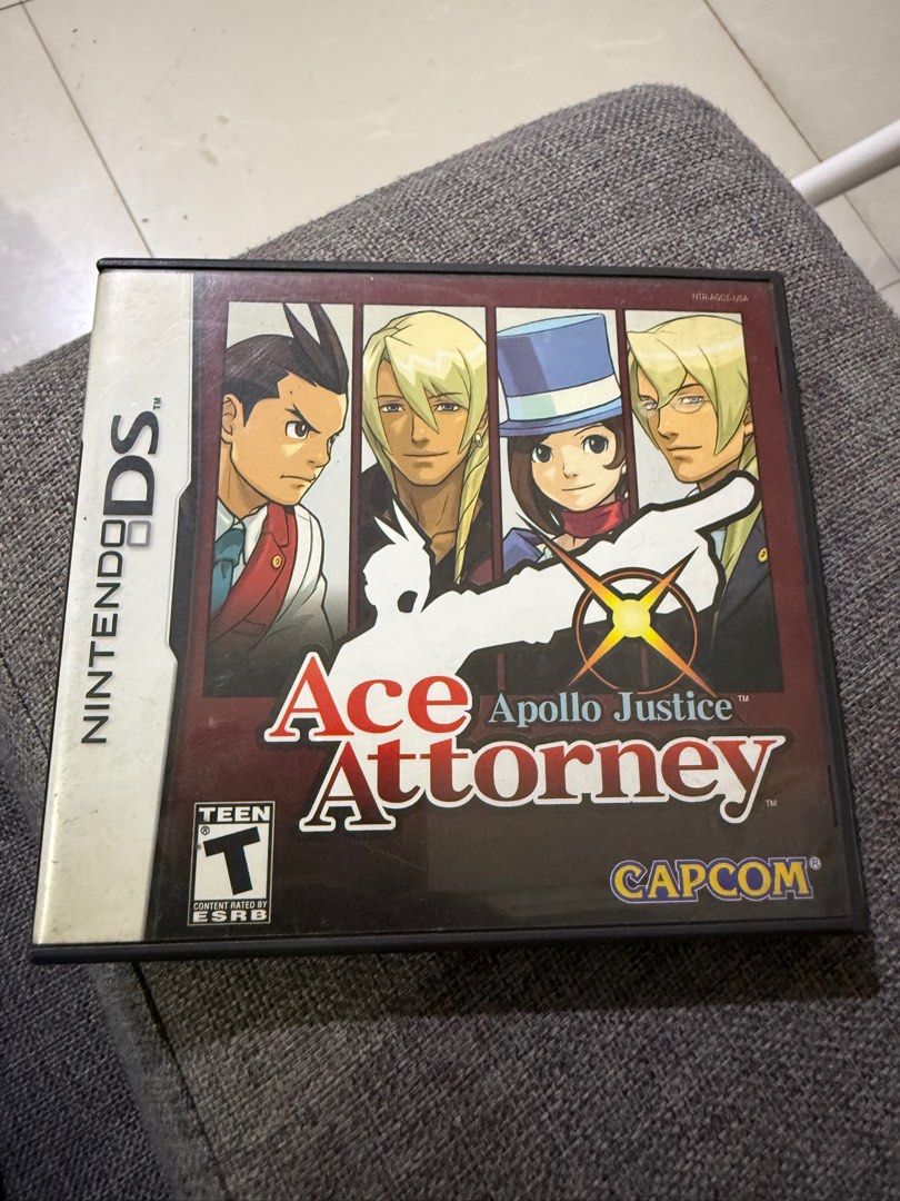 Ace Attorney: Apollo Justice - Nintendo DS (Category: Nintendo) located in Quezon City. Submitted by gritxfaith (Listing ID 1413084121, Image 1). Description: - Ace Attorney: Apollo Justice for Nintendo DS - Features iconic Ace Attorney gameplay - Published by Capcom - ESRB rated T for Teen - Game cartridge included.