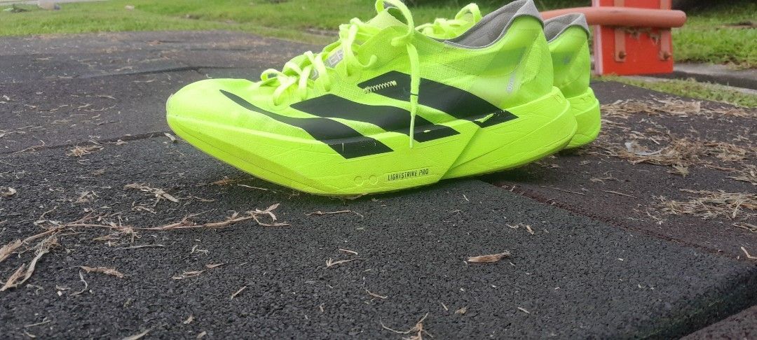 Adidas Adizero Adios Pro 4- Neon Green, Men's Fashion, Footwear ...