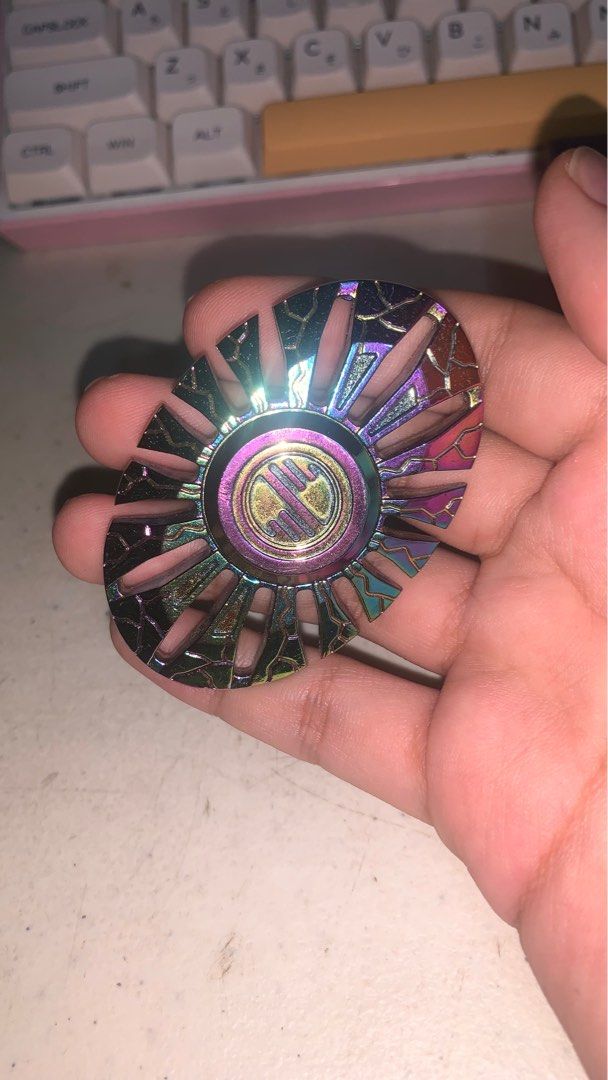 [ALL for 100] Fidget Spinners (Category: Action & Battle Toys) located in Bacoor. Submitted by alfmdzn (Listing ID 1413144237, Image 2). Description: ‼️ WHAT YOU SEE IS WHAT YOU GET ‼️ Includes the following: Yellow - 30 php Black - 30 php Rainbow metal - 60 php Get all for 100 php only RFS: As a student, I will need funds for school and I don't see this product as a need for me anymore. Mode of Payment (MOP): Cash/GCash/BDO Mode of Delivery: Mee