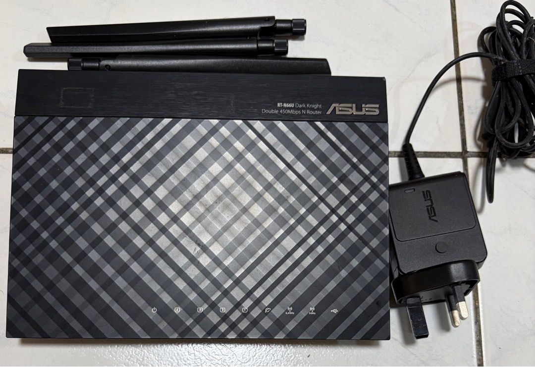 ASUS RT-N66U Dark Knight Router, Computers & Tech, Parts & Accessories ...