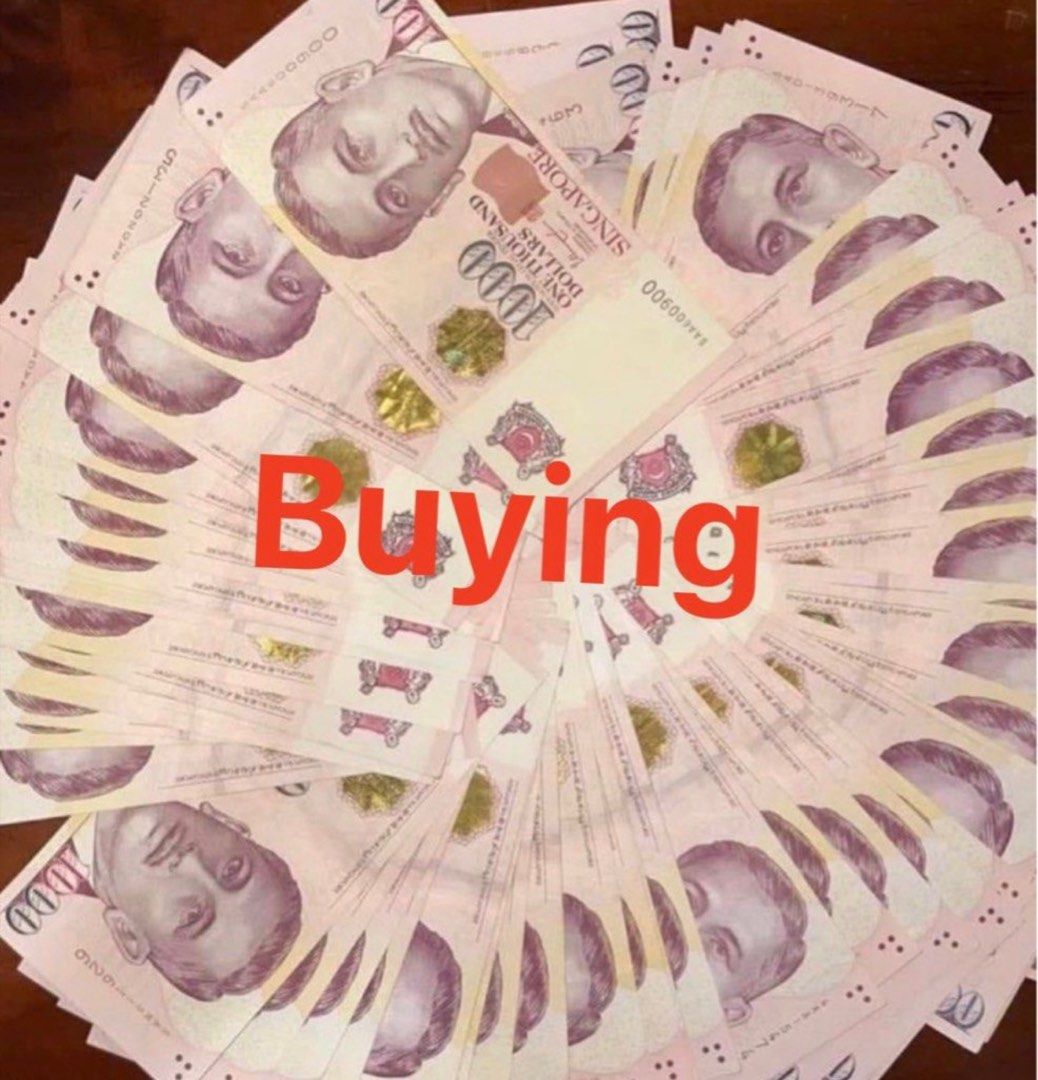 Buying Singapore $1000 Notes 1K note, Hobbies & Toys, Memorabilia ...