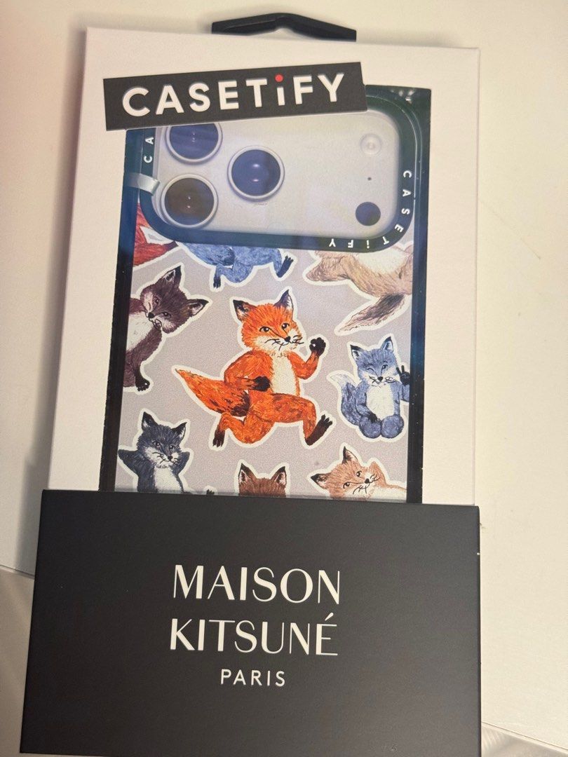 CASETIFY X Maison Kitsune Fox Medley Case iPhone 17 Pro Max, 手提