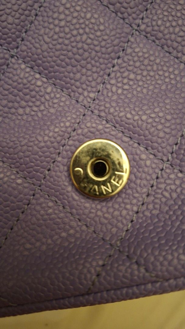 Chanel Leather Crossbody Bag (Category: Luxury Bags & Wallets) located in Quezon City. Submitted by denisebuan.1 (Listing ID 1413179111, Image 3). Description: Chanel timeless cross body bag in purple hardly used like new impulse buy and realized i dont like the color no inclusions.