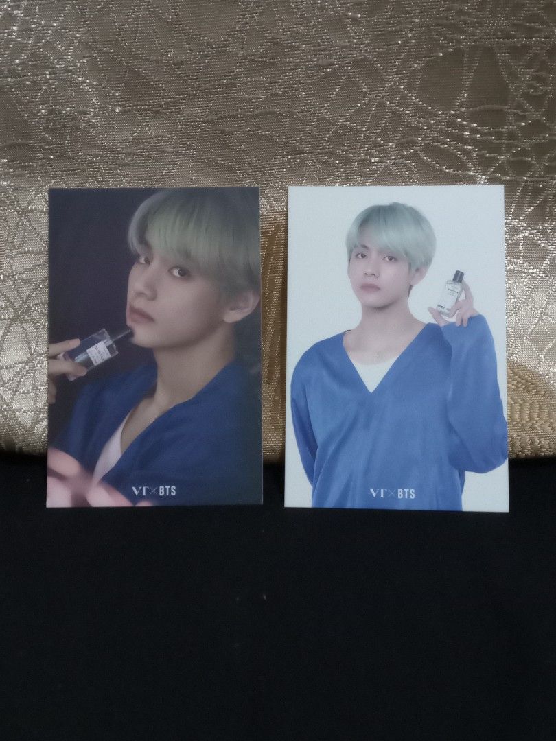 [CLEARANCE SALE] BTS VT Postcard Set (Category: K-Wave Merchandise) located in Manila. Submitted by purplesummerkim (Listing ID 1413096380, Image 2). Description: - Official 7 BTS VT Postcard Set - Includes individual member cards (V, Jin, RM and Jhope) - Features a group postcard - VT BTS branding -fixed price - P200 + sf *with freebies *low price na po kasi wala ng space sa bahay and i stop collecting merchandise na RULES : *buyers will shoulde