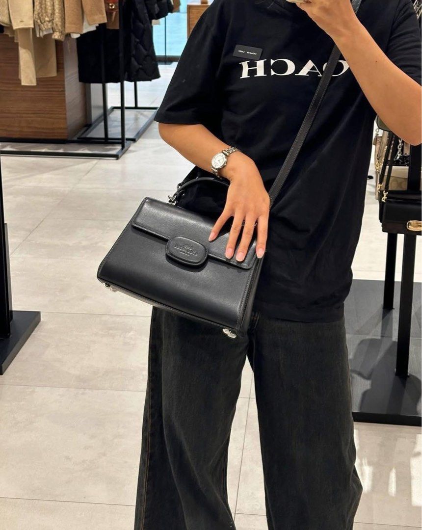 Coach eliza top handle (Category: Luxury Bags & Wallets) located in Calamba. Submitted by biyanggg (Listing ID 1413114570, Image 1). Description: Plus sf Sealed Lalamove ready.