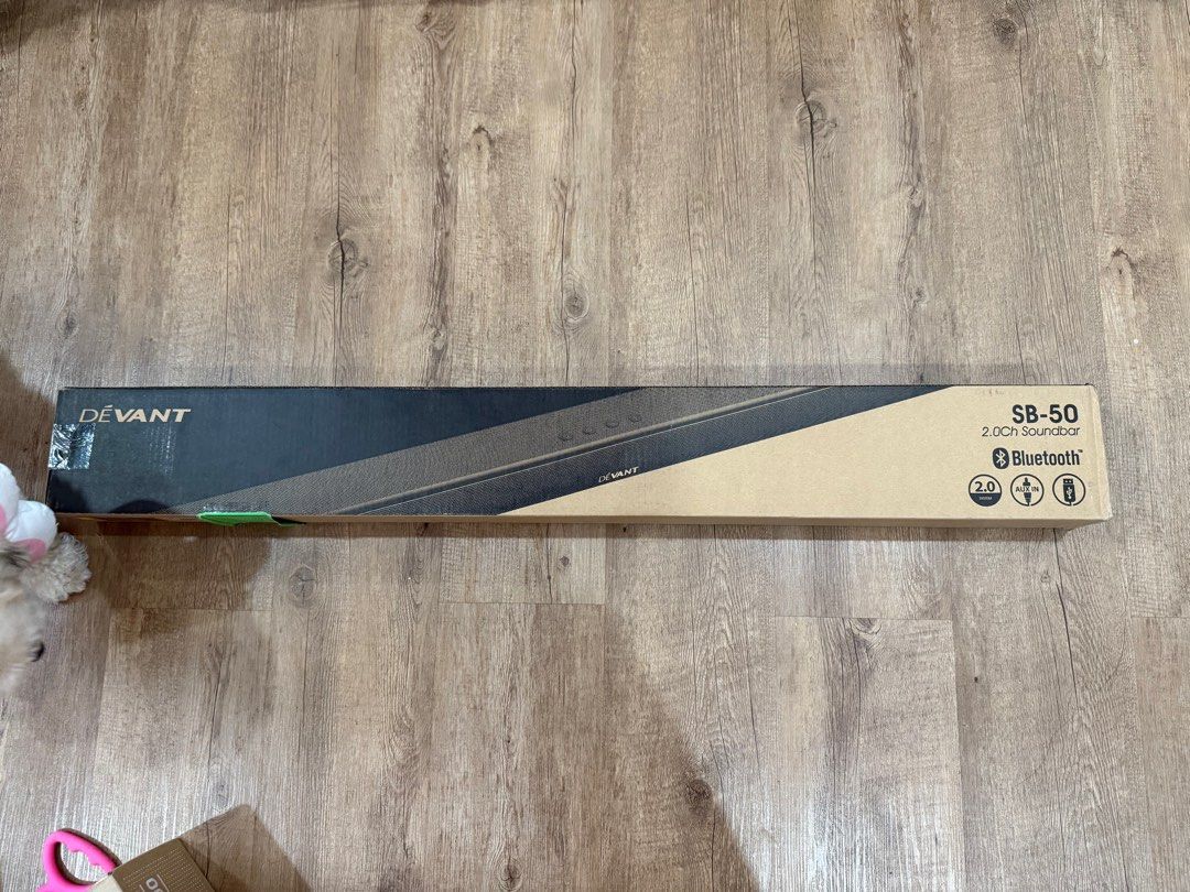 Devant SB-50 2.0Ch Soundbar (Category: Soundbars, Speakers & Amplifiers) located in Quezon City. Submitted by aannnnaa1 (Listing ID 1413144555, Image 3). Description: Devant 2.0 Channel Soundbar Speaker System 50 Watts Built-in Amplifier 3.5mm Stereo output Preset equalizer Bluetooth.