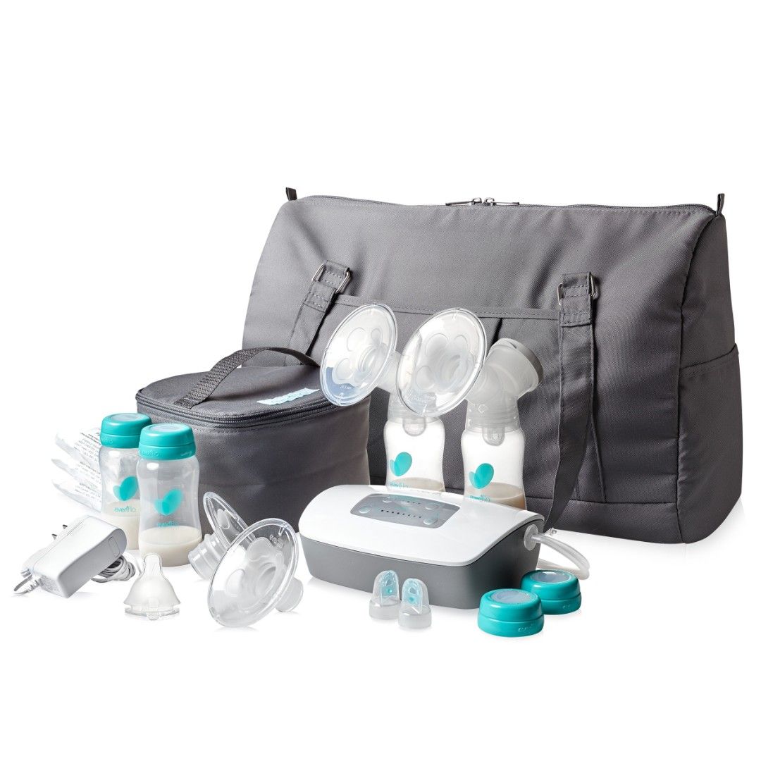Evenflo Deluxe Advanced Double Electric Breast Pump (Category: Breastfeeding & Bottle Feeding) located in San Pedro. Submitted by gogrannygo70 (Listing ID 1413119325, Image 2). Description: - Evenflo Deluxe Advanced Double Electric Breast Pump - Closed system for hygiene - Multiple power options - Single or double pumping modes - Maximizes milk output - Comfortable and gentle - Quiet and portable - 3-year warranty.