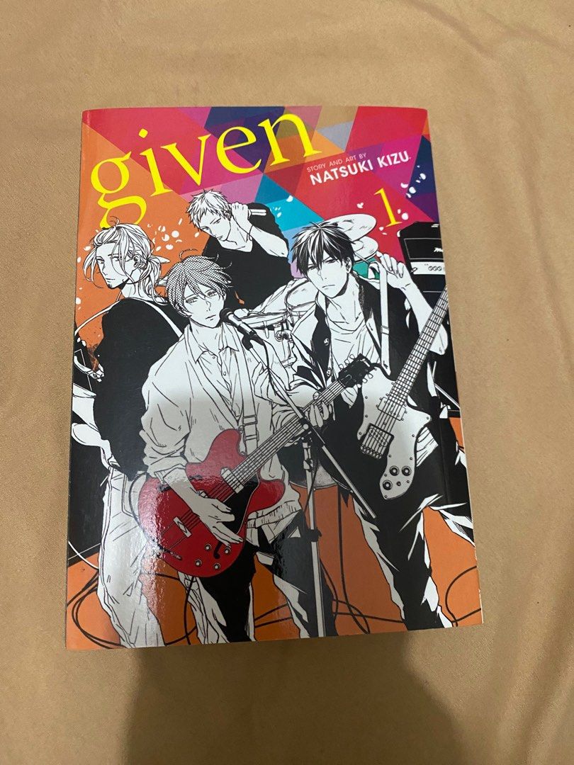 Given Manga Volume 1 / Vol. 1 (Category: Comics & Manga) located in Caloocan City. Submitted by krokak (Listing ID 1413144832, Image 1). Description: - Given Vol. 1 manga by Natsuki Kizu - English edition - Published by Sublime - Features the story of Ritsuka Uenoyama and Mafuyu - Includes a synopsis on the back cover.